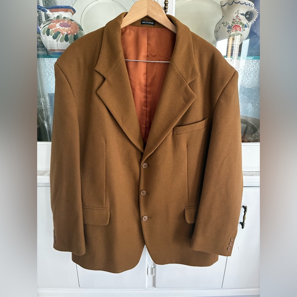 Giorgio Sant’ Angelo Men’s 100% Wool Overcoat 44 Reg